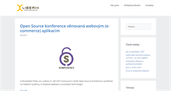 Desktop Screenshot of liberix.cz