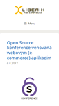 Mobile Screenshot of liberix.cz