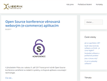 Tablet Screenshot of liberix.cz